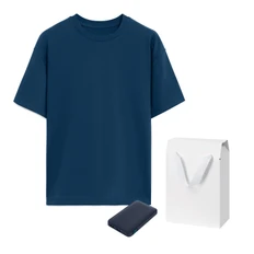 Набор с одеждой Rust: футболка, внешний аккумулятор, 3XL/4XL, синий фото