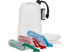 Набор сетчатых сумок для покупок из переработанного пластика Trio, 3 шт, белый / разноцветный фото