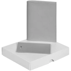 Набор Shall Mini: обложка на паспорт, чехол для пропуска, серый фото