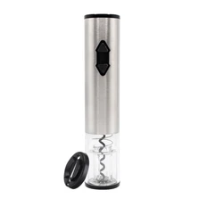 Набор: штопор электрический «Божоле», нож для фольги, серый фото