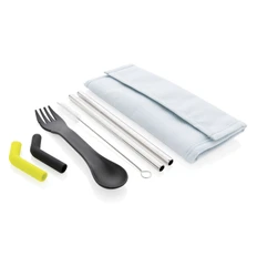 Набор столовых приборов в чехле XD Collection Tierra, белый фото