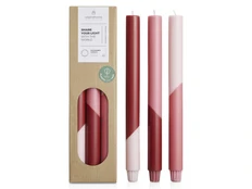 Набор свечей Originalhome Eden, 3 шт, красный фото