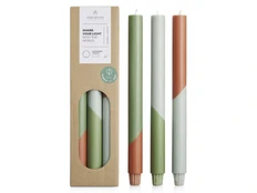 Набор свечей Originalhome Eden, 3 шт, зеленый фото