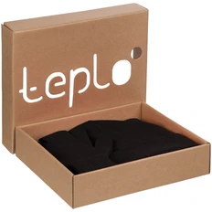 Набор Teplo Real Talk Full Set: шапка, шарф, перчатки, черный фото