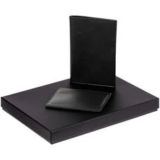 Набор Top: картхолдер, обложка для паспорта, черный фото