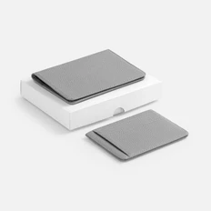 Набор Unison Mini: чехол для карт, обложка для паспорта, серый фото