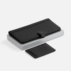 Набор Unison Travel: дорожный органайзер, чехол для карт, черный фото