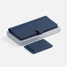 Набор Unison Travel: дорожный органайзер, чехол для карт, синий фото