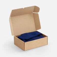 Набор Urban Flow Full Set: шарф, шапка, перчатки, темно-синий фото