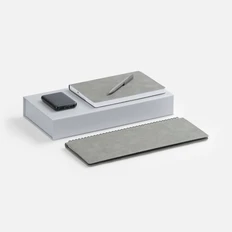 Набор Urban Planner: внешний аккумулятор 5000 mAh, планинг, ежедневник недатированный, ручка шариковая, серый фото