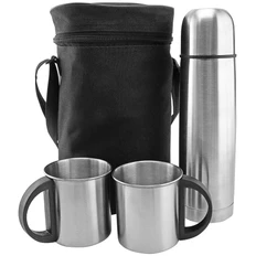 Набор в чехле: термос, 2 кружки, чехол фото