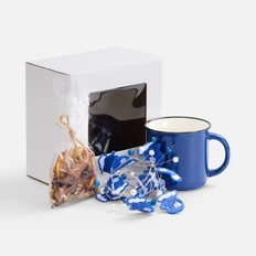 Набор Warm Holly: гирлянда, кружка, специи для глинтвейна, синий фото