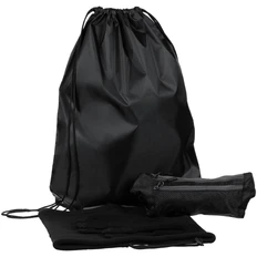 Набор Way On: рюкзак, бафф, поясная сумка, перчатки сенсорные, черный фото