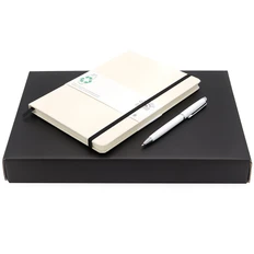 Набор Writer: ежедневник с плотной обложкой, ручка шариковая, белый фото