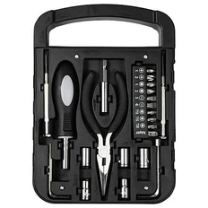 Набор инструментов Tools Unitrade, 22 инструмента, черный фото