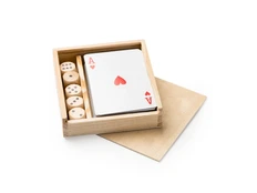 Набор из 2 настольных игр Brisca, бежевый фото