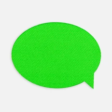 Наклейка тканевая Lunga Bubble, M, зеленый неон фото