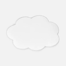 Наклейка тканевая Lunga Calum, L, белая фото