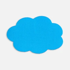 Наклейка тканевая Lunga Calum, L, голубая фото