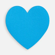 Наклейка тканевая Lunga Сor, M, голубая фото