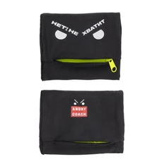 Напульсники Angry Coach «Нет! Не хватит», черные фото