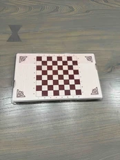 Нарды-шахматы из мдф, бежевые фото