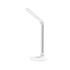Настольный светильник с беспроводной зарядкой Rombica LED Power, белый фото