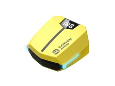 Наушники беспроводные игровые Canyon GTWS-2, желтые фото