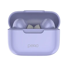 Наушники беспроводные Pero TWS06 Comfort, фиолетовые фото