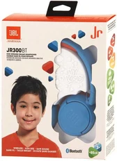 Наушники накладные Bluetooth JBL JR300 BT 1.2м, синие  фото