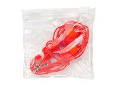 Наушники проводные внутриканальные Punk, красные фото