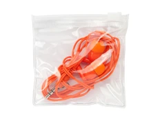 Наушники проводные внутриканальные Punk, оранжевые фото