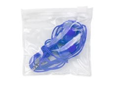 Наушники проводные внутриканальные Punk, синие фото