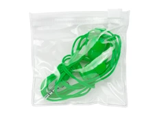 Наушники проводные внутриканальные Punk, зеленые фото