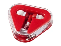 Наушники проводные внутриканальные Rebel, красные фото