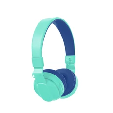 Наушники беспроводные накладные Rombica MySound BH-16, голубые / бирюзовые фото
