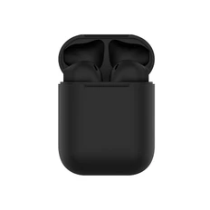 Наушники беспроводные с зарядным боксом Hiper TWS Air Soft, черные фото