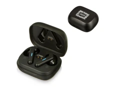 Наушники беспроводные шумоподавлением ENC и подсветкой логотипа Evolt Lites, черные фото