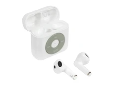 Наушники беспроводные TWS с плеером 32 ГБ Hiper HTW-HDX15, белые фото