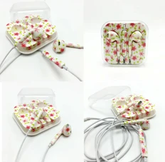 Наушники-капельки с полноцветной печатью фото