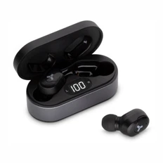 Наушники True Wireless Accesstyle Silver TWS, черные фото