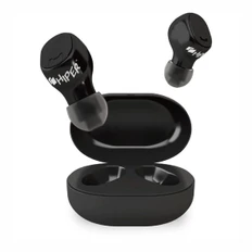 Наушники беспроводные внутриканальные затычки с зарядным кейсом футляром True Wireless Hiper TWS Beat, черные фото