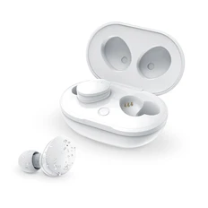 Наушники беспроводные внутриканальные затычки с зарядным боксом True Wireless Olmio TWE 05, белые фото