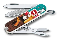 Нож перочинный Victorinox Classic The Ark, 7 функций, разноцветный фото