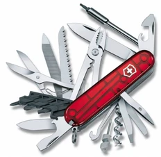 Нож Victorinox CyberTool, красный полупрозрачный, 91 мм, 39 функций фото
