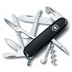 Нож Victorinox Huntsman, чёрный, 91 мм, 15 функций, в картонной коробке фото