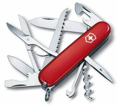 Нож Victorinox Huntsman, красный, 91 мм, 15 функций, в картонной коробке фото