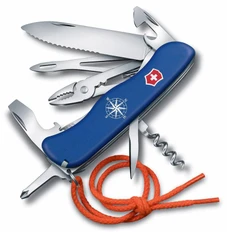 Нож Victorinox SKIPPER, синий, 111 мм, 18 функций фото