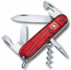 Нож Victorinox Spartan, красный полупрозрачный, 91 мм, 12 функций фото