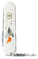 Нож перочинный Victorinox Super Tinker Winter Magic, 14 функций, белый фото
